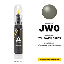 Lackstift F&uuml;r Nissan GT-R JW0 Yellowish Green Set Kratzer Reparatur Stift