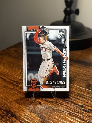 Willy Adames 2026 Topps Series 1 #267 Walk This Way SSP Giants 1:320 Packs!  