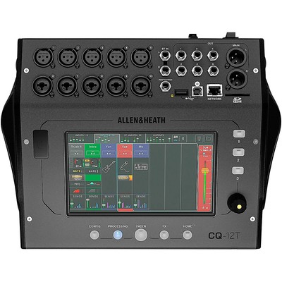 Allen & Heath CQ-12T Digital Mixer w/7'' Touchscreen and Bluetooth Connectivity