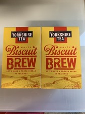 Yorkshire Tea Malty Biscuit Brew Specialty Tea 4 x 40 Tea Bags Exp 11/26 New