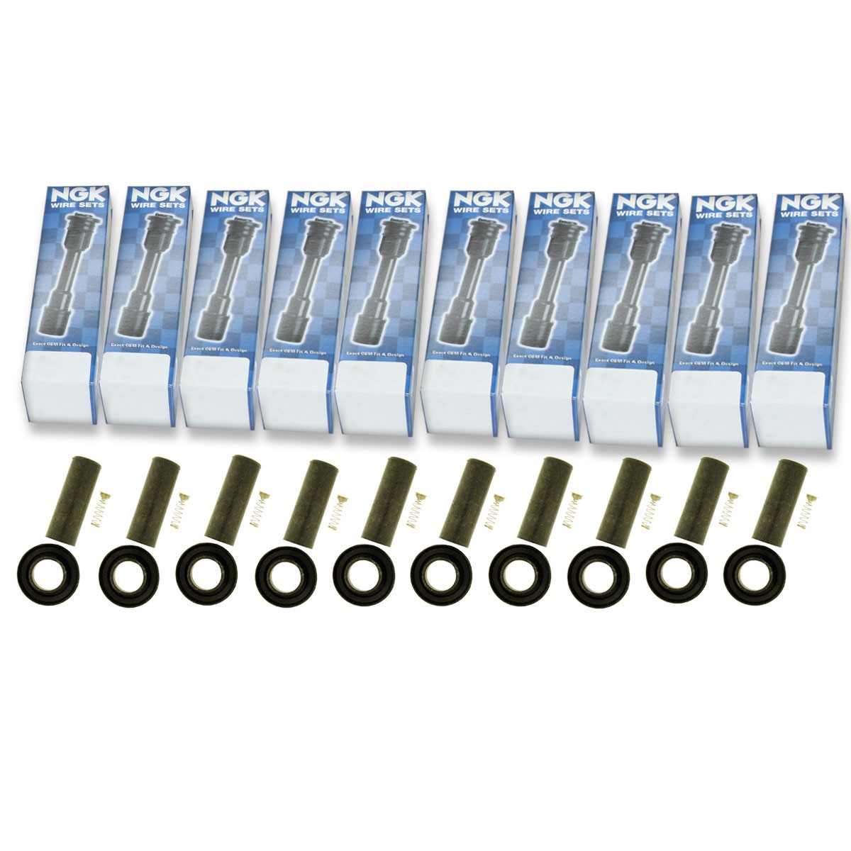 10 pc NGK 58992 CPB-M004 Ignition Coil Boots for SPP105E SPB168 702476 uy