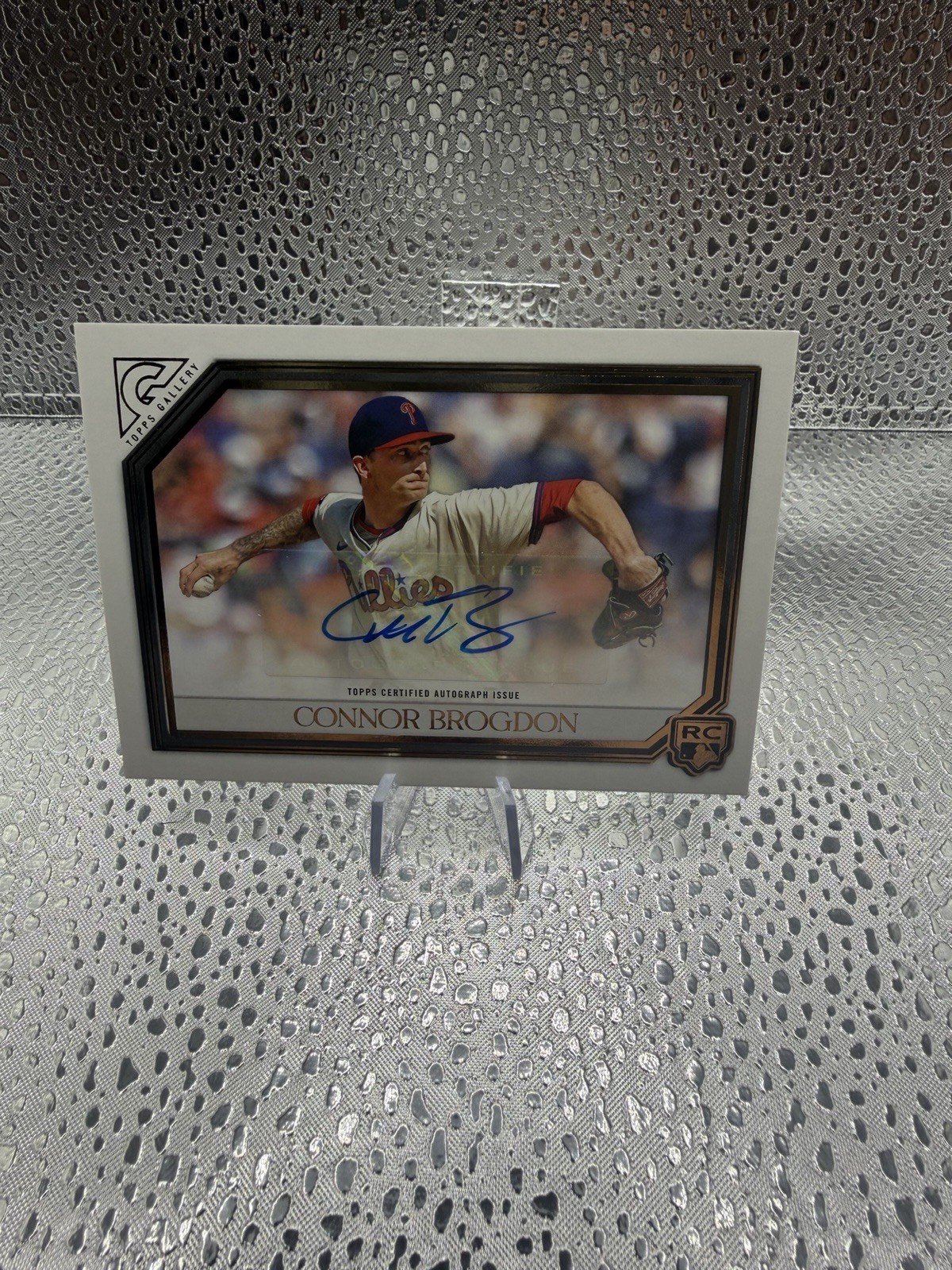 Topps 2021 Gallery Rookie Autographs Connor Brogdon Phillies Auto #RA-CB RC