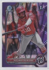 2022 Bowman Chrome Prospects Purple RayWave Refractor /250 Roismar Quintana 0fz3