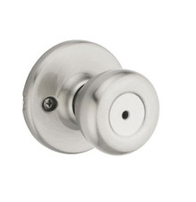 Kwikset Tylo Interior Privacy Door Knob with Lock, Door Handle For Bathroom