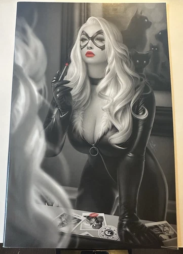 Amazing Spider-Man #26 Black Cat Masked Warren Louw SDCC Color Splash Variant