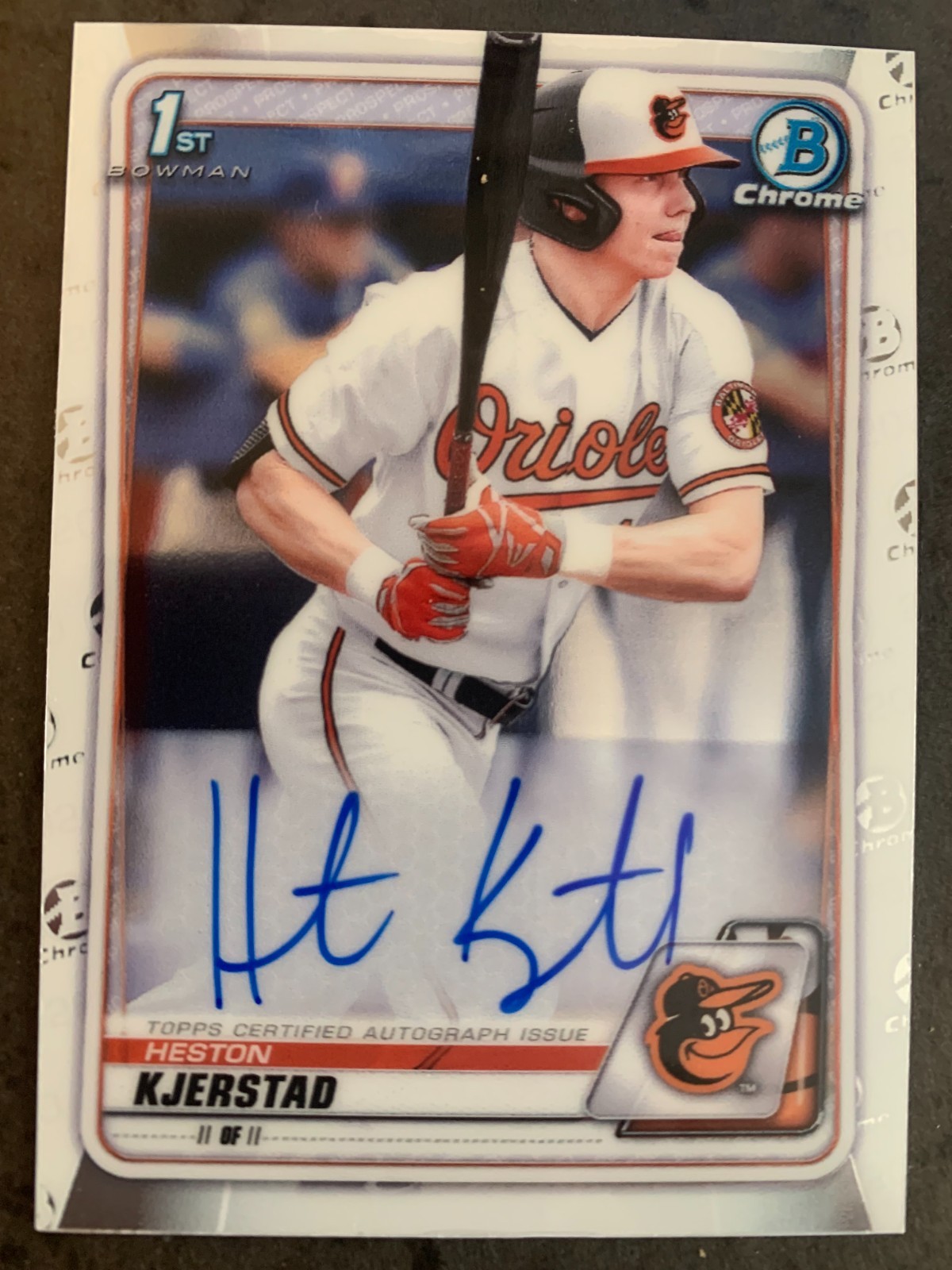 2020 Bowman Chrome HESTON KJERSTAD Auto Rookie Autograph #CDA-HK