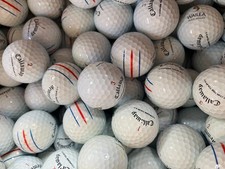 40 A GRADE CALLAWAY CHROME TOUR X TRIPLE TRACK LAKE GOLF BALLS