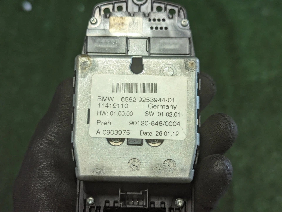 11-16 BMW X3 528i 535 iDrive Navigation Controller Media Switch 65829253944 - Image 3 of 4