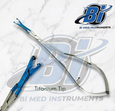 Yasargil Aneurysm Clip Applicator Forceps   Titanium Tip Neurosurgery Instrument