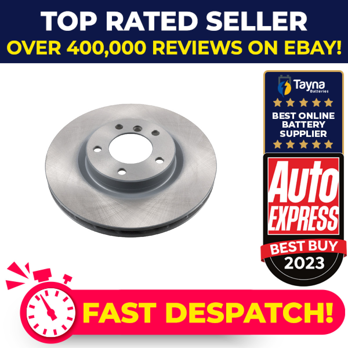 Brake Disc Single Vented Front Right 315mm 43971 Febi 34112227172 34112227738