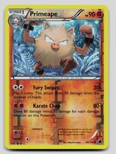 Primeape 60/116 Common Plasma Freeze Pokemon Reverse Holo Lightly Played