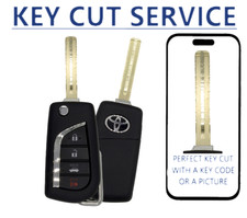 Key Cut Toyota Camry 2018-2022 4b Flip Key Pn 89070-06790 Hyq12bfb H Chip