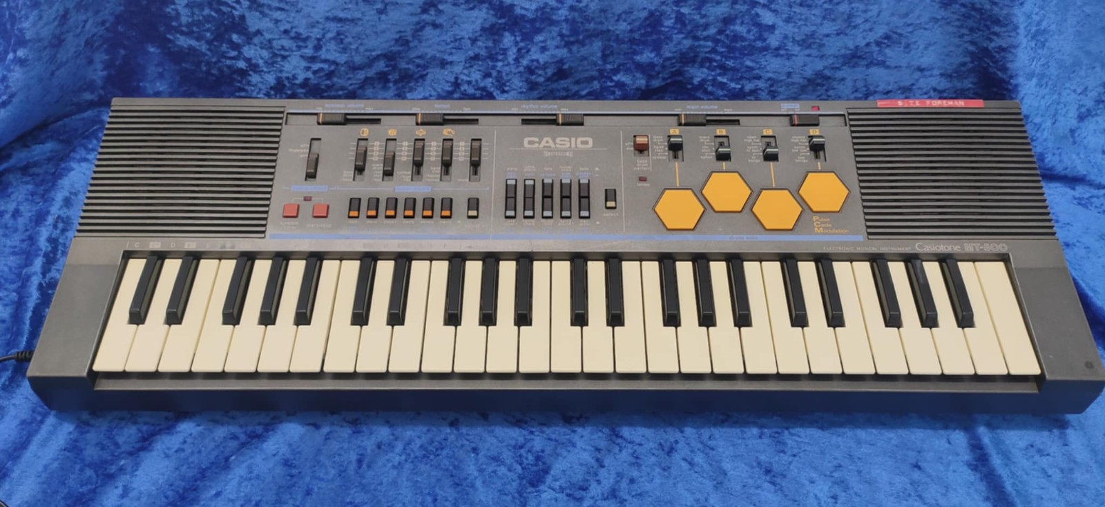 Vintage Casio Casiotone MT-500 – 49 Tasten Keyboard Retro getestet & funktionsfähig kostenloser Versand