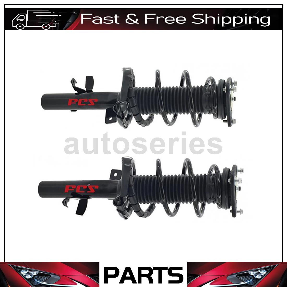 Front Left & Right Strut and Coil Spring Fits 2013 Ford Focus