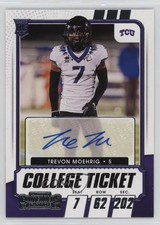 2021 Panini Contenders Draft Picks College Ticket Trevon Moehrig #155 Auto 3hd