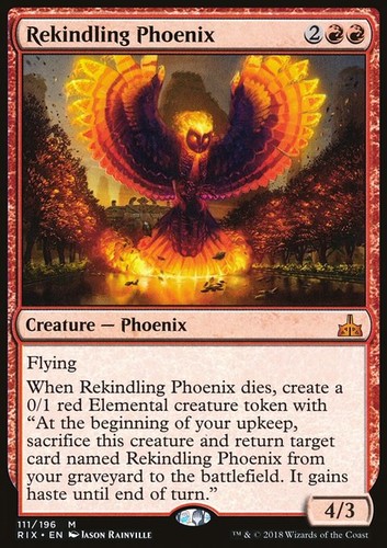 Rekindling Phoenix - Rivals of Ixalan | MTG Card - Picture 3 of 3