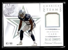 2015 National Treasures Brandon Carr America's Team Relic /99 Cowboys UX7809