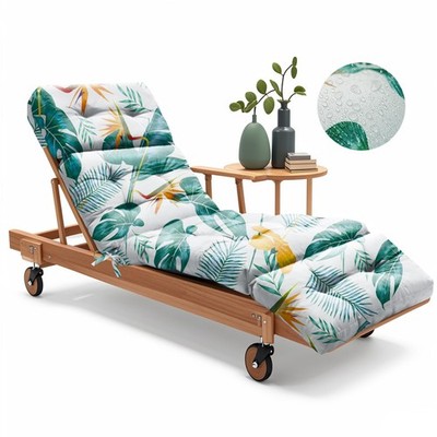 Outdoor Chaise Lounge Chair Cushion x x Inches 100%  Waterproof