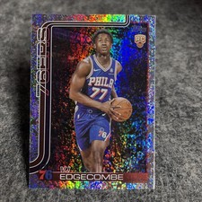 2025 Topps Basketball #203 VJ Edgecombe-Rookie Sparkle Rare Holo Silver SP- 