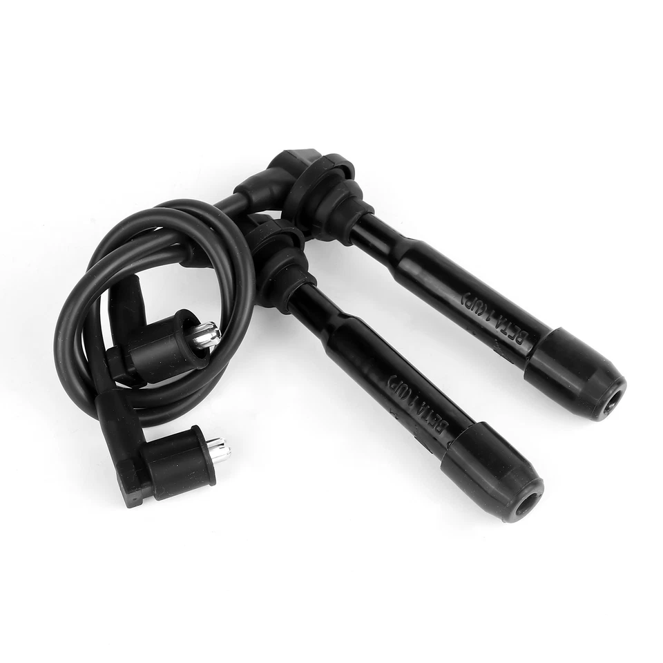 4 Ignition Spark Plug Leads Wires for Hyundai Elantra XD Tucson Coupe Kia Cerato - image 3 of 4