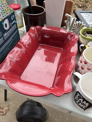 Rachael Ray Red Bakeware / Lasagna Pan / Meatloaf / Lg Loaf Baker, Rectangle 9x5
