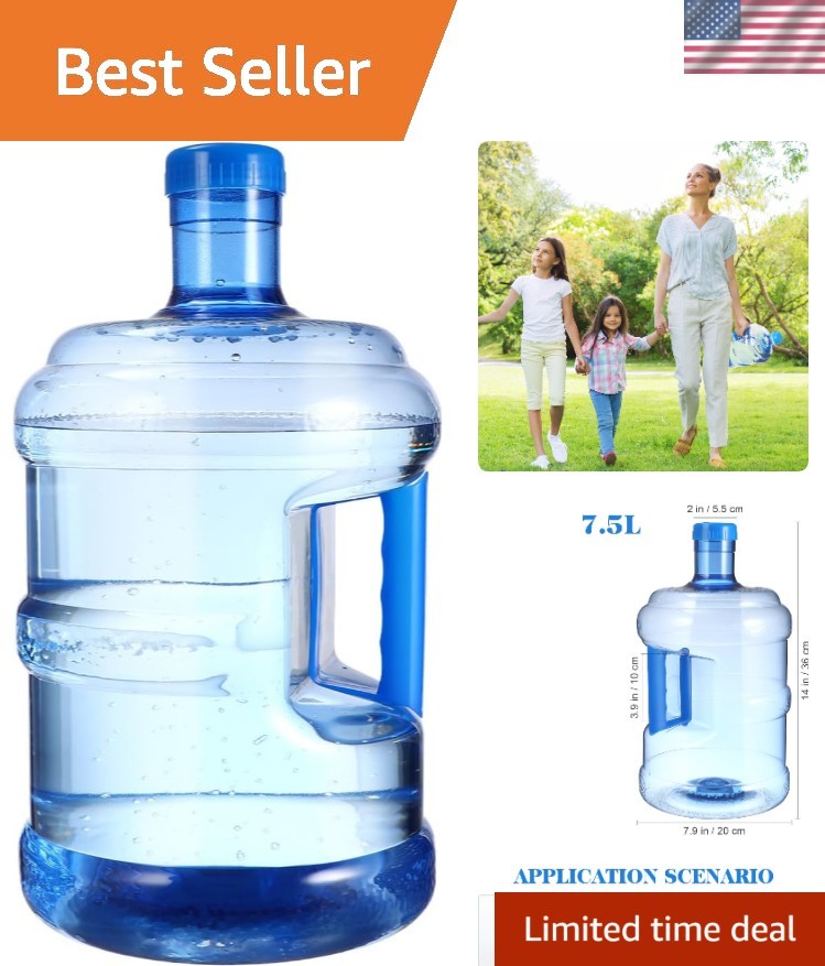 Durable 2 Gallon Polycarbonate Water Jug - Perfect for Sports and Outdoors