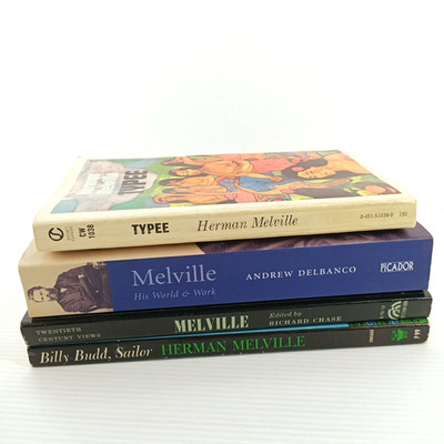4x Herman Melville Related Books Typee Billy Budd, Sailor His World & Work