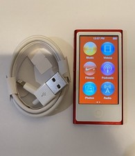 Apple iPod nano 7th Generation PRODUCT Red 16 GB Works Great