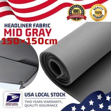 Flat Knit Headliner Fabric with Foam Backing for Car Ceiling Roof Fabric Repair