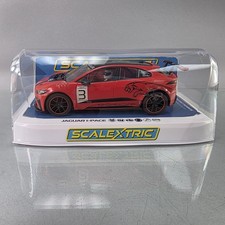 Scalextric C4042T Jaguar I-Pace Etrophy No.3 Red 1/32 Slot Car Lights DPR NEW