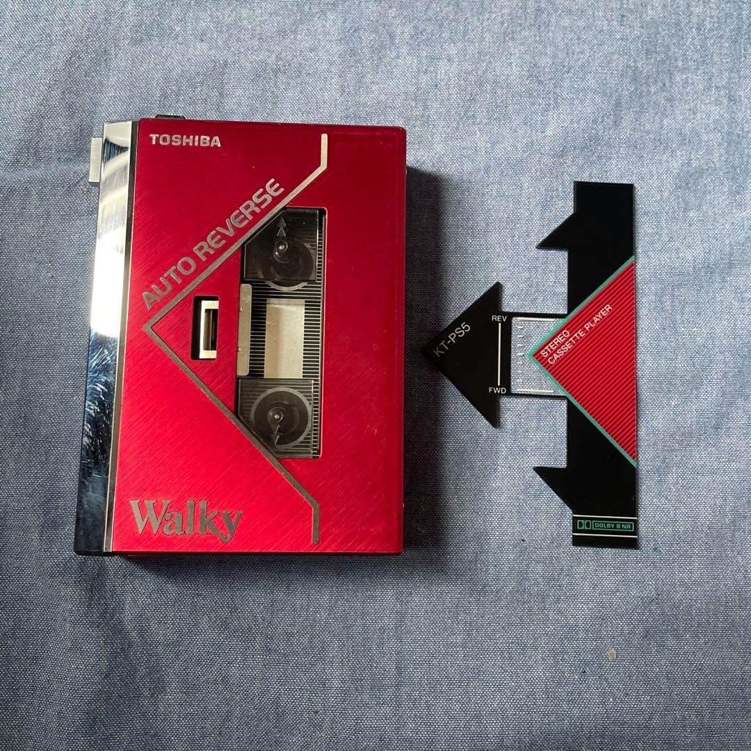 620○TOSHIBA waliky auto-reverse KT-PS5 Toshiba Walky KT PS5 Cassette Walkman Junk For Parts Not