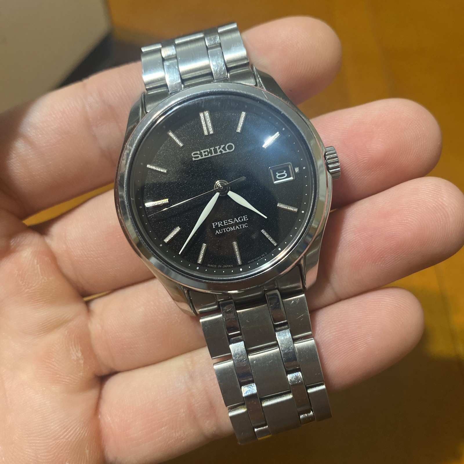 Seiko Presage SARY149 Automatic 38mm Black Dial 3ATM Sapphire Crystal