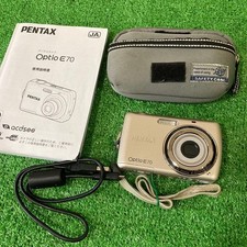 PENTAX Optio E70 Compact Digital Camera Tested Working Seller Japan