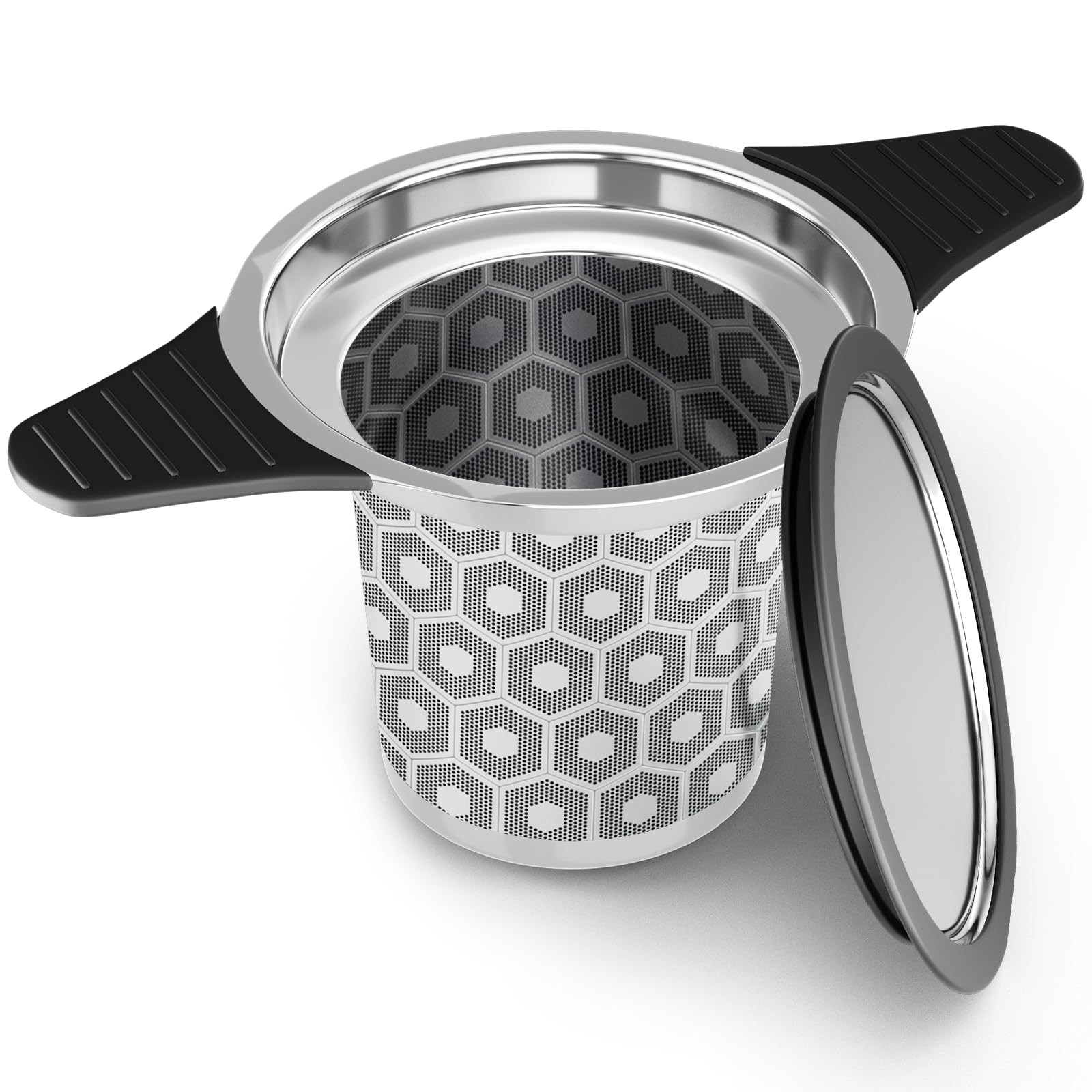 Large Tea Strainers for Loose Tea Single Cup, 304 Stainless Steel and Food Gr...