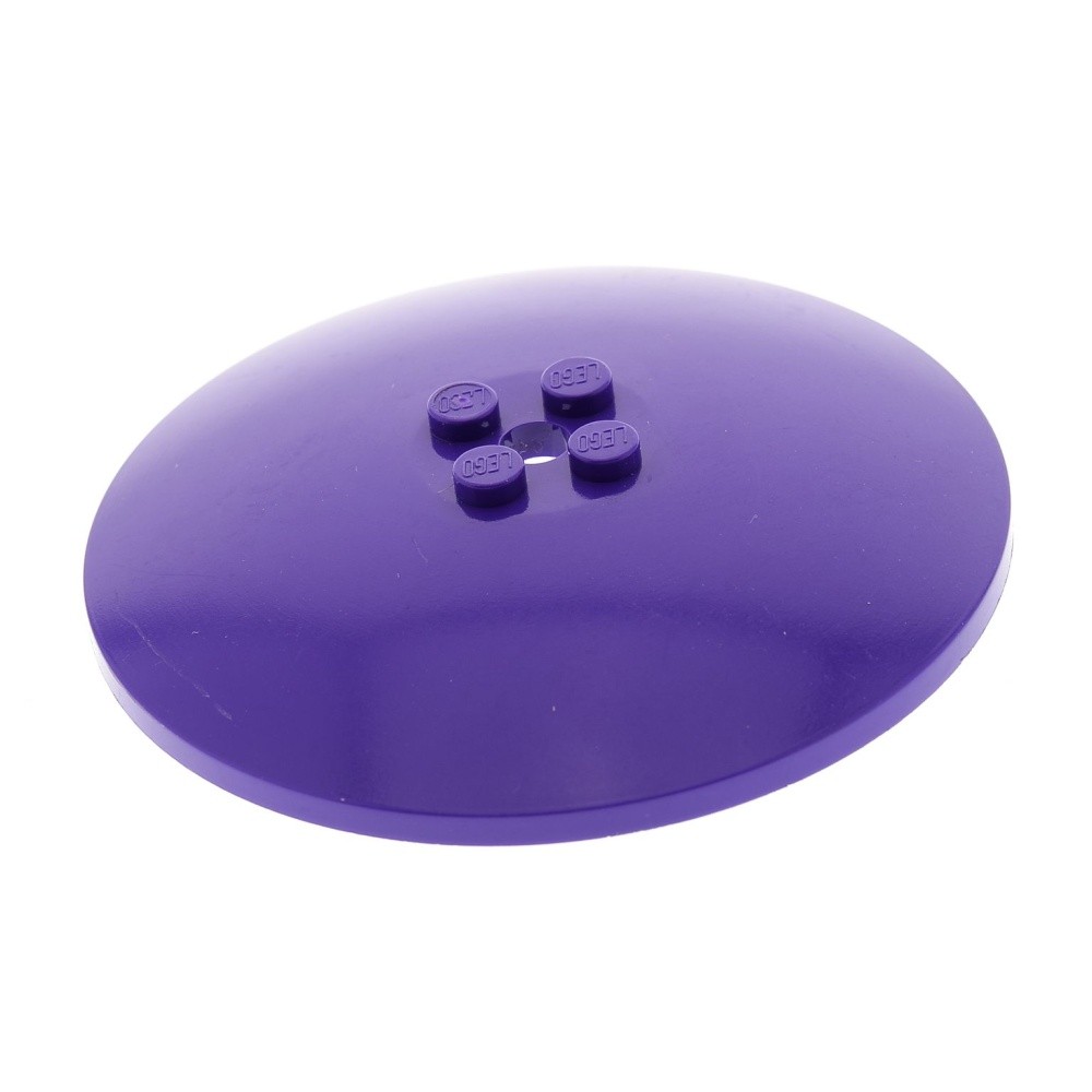 1X Lego Sat Radar Dish 8X8 Dark Purple Shield Star Wars 4569082 35154 3961