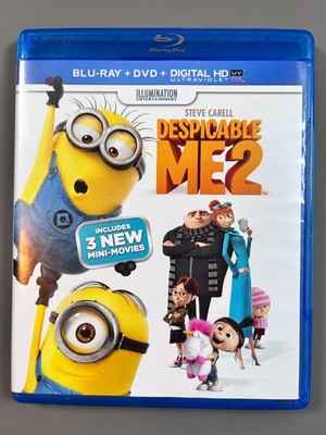 Despicable Me 2 [Blu-ray + DVD] Very Good