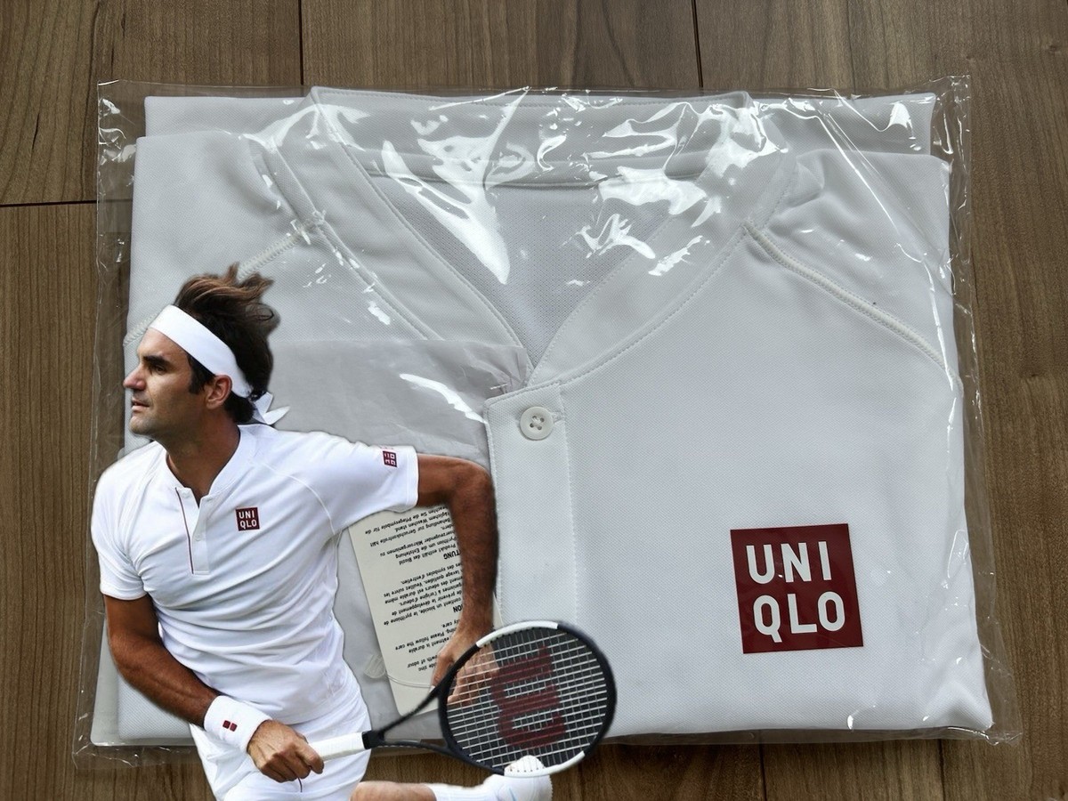 UNIQLO RF WEAR WIMBLEDONモデル(上下セット) Lサイズ Rare!! NWT : Roger Federer UNIQLO 2018 Wimbledon Shirt size