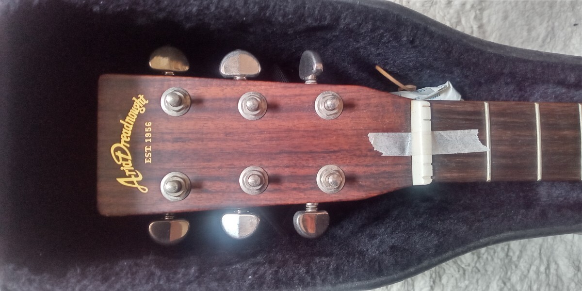Acoustic Guitar Aria Dreadnought AD-88EMBN Natural S/N