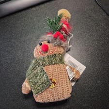 Gingerbread Man Christmas Tree Decoration Hanging Pendant Xmas Decor Ornament 8"