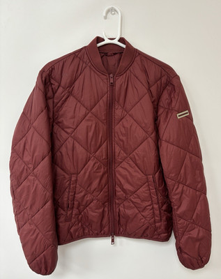 Herren Armani Exchange Bomberjacke Logo Rost Größe M
