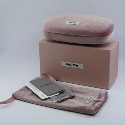 Lunettes de soleil MIU MIU MU52YS ZVF1V1 or rose/bleu foncé 54-21-125 neuves authentiques - Photo 7/7