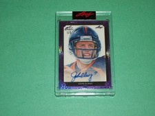 John Elway Auto Card 2021 Leaf Art of Sport 1/5 Insert Denver Broncos Football!