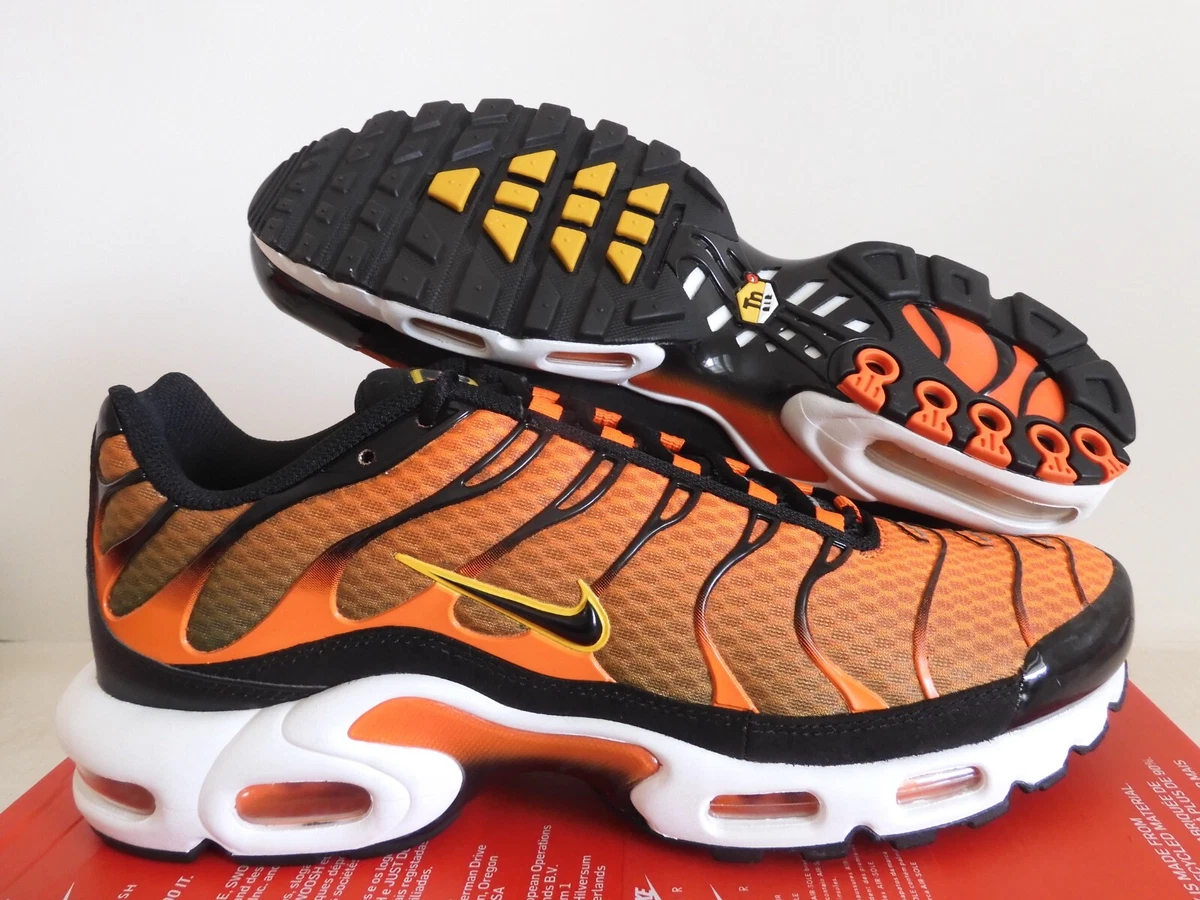 Nike Air Max Plus Safety Orange-University Gold Mens Sz 10  display picture 1