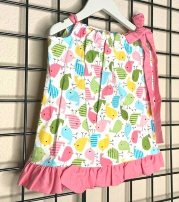 NWT NEW CUTE Ruffle Dress-PINK/White Chicks/Peeps by Haley & Hound  18M-18/24M | eBay