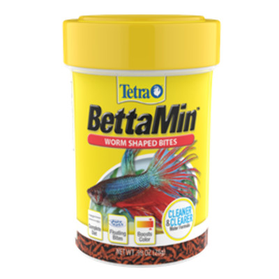 Betta Worm Shaped Bites .98oz Tetra