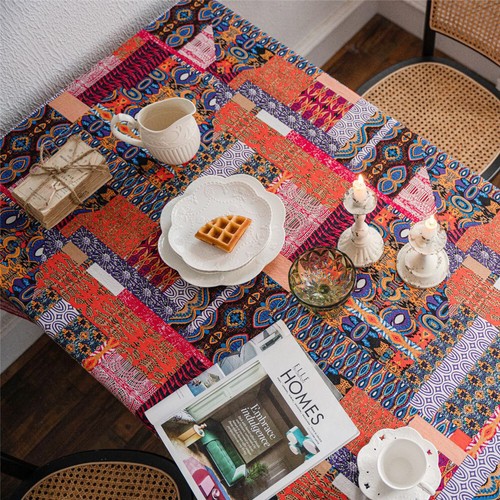 Christmas Tablecloth Rectangle Dining Room Table Cloth Kitchen for Evening Party - Picture 67 of 133
