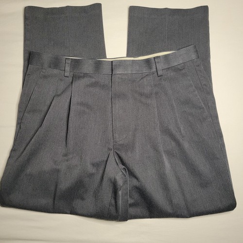 Dockers D3 Pants Men's Size 36x30 Gray Classic Fit Pleated Dress Slacks Preppy - Picture 4 of 13