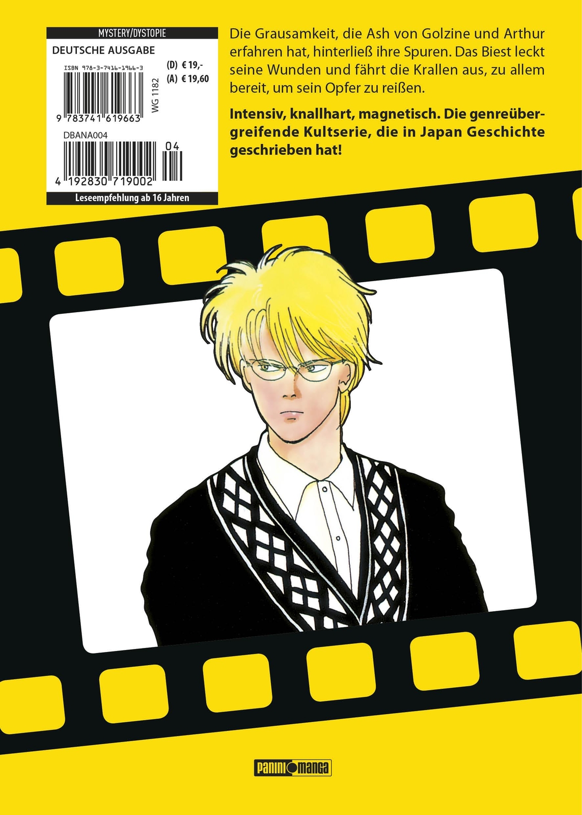 Thumbnail - Akimi Yoshida / Banana Fish: Ultimative Edition 049783741619663