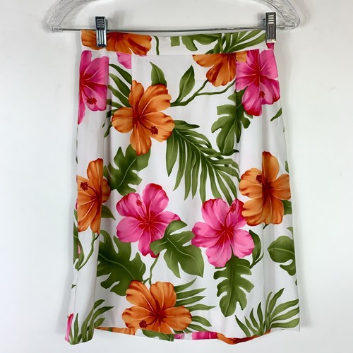 NWT Dressbarn 2 pc Tank Top Shirt Skirt Floral Wm Sz 6 Spring - Picture 5 of 7