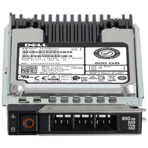 NEW Dell 800GB 2.5" SAS 12G PowerEdge 14G R440 R540 R640 R740 R840 Server SSD - Picture 2 of 4